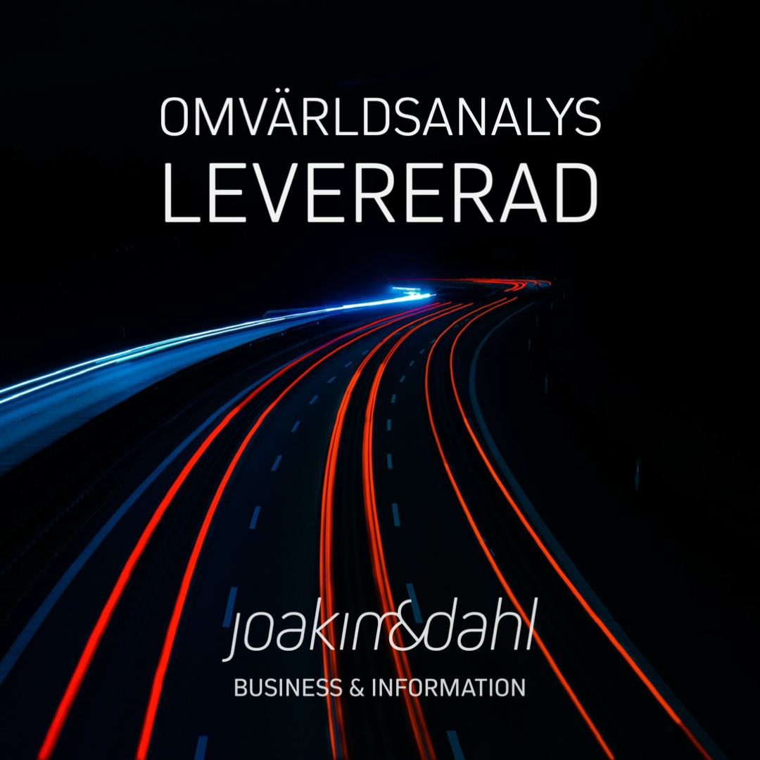 Ljusspår på väg, omvärldsanalys.