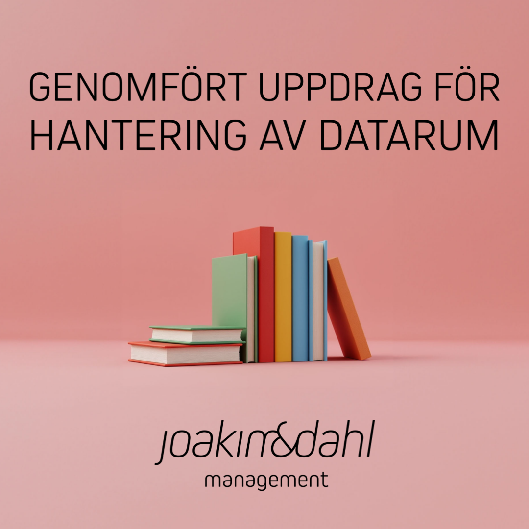 Böcker och text om datarumshantering