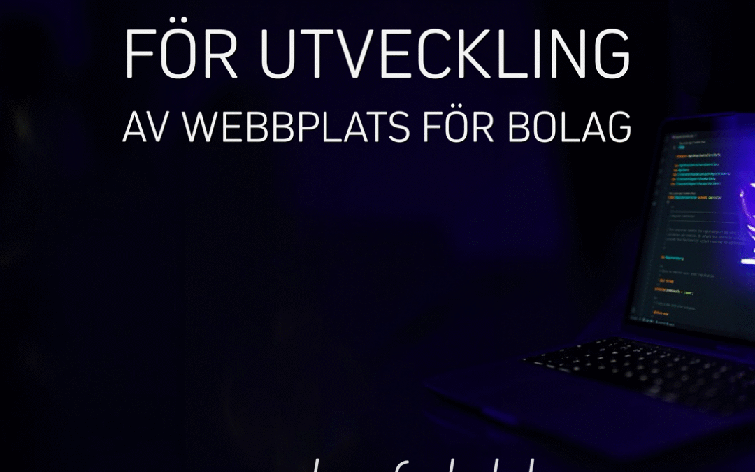 Utveckling av webbplats för börsnotering