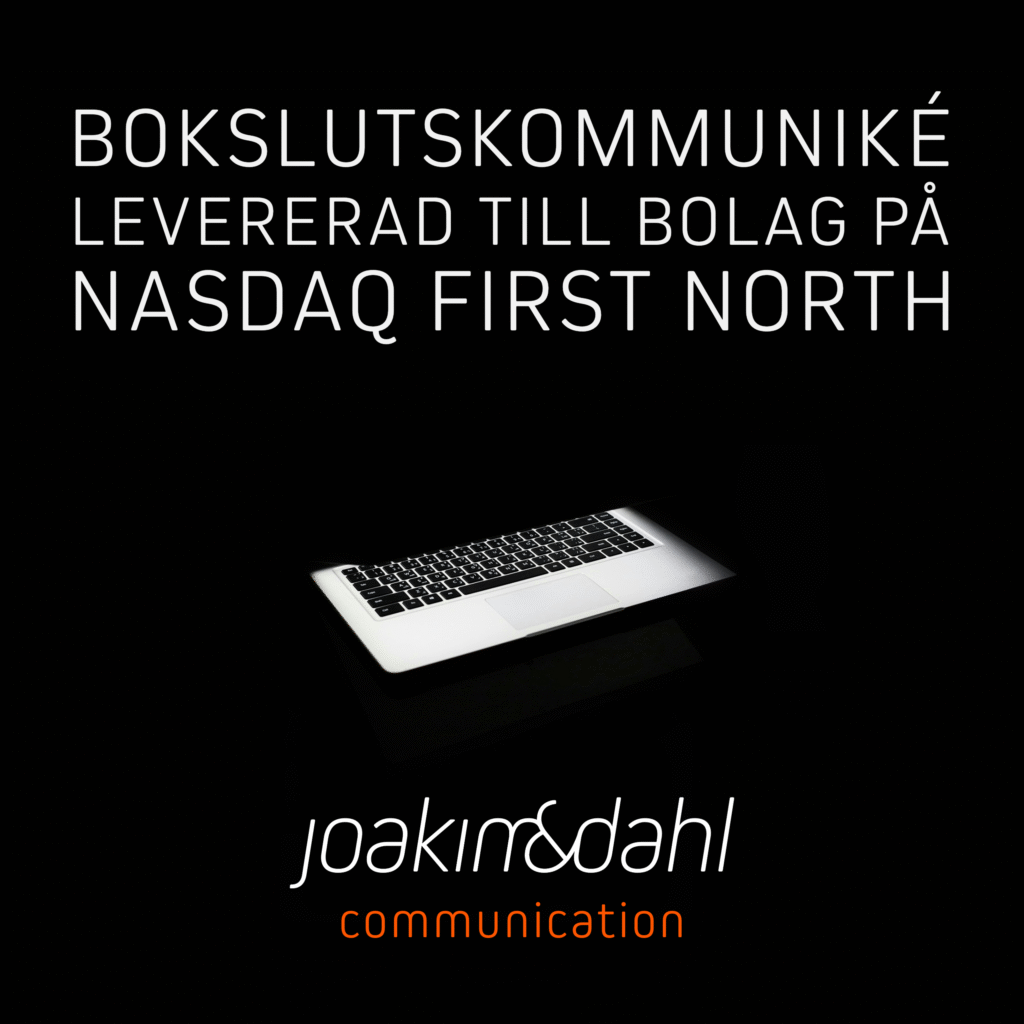 Bokslutskommuniké för Nasdaq First North