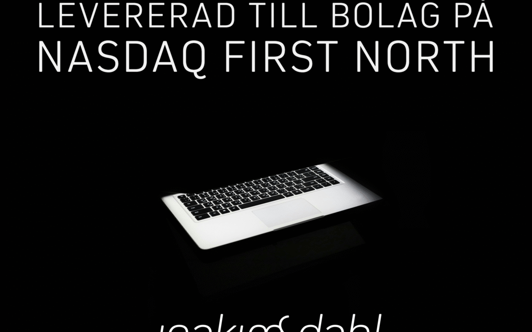 Bokslutskommuniké levererad till bolag på Nasdaq