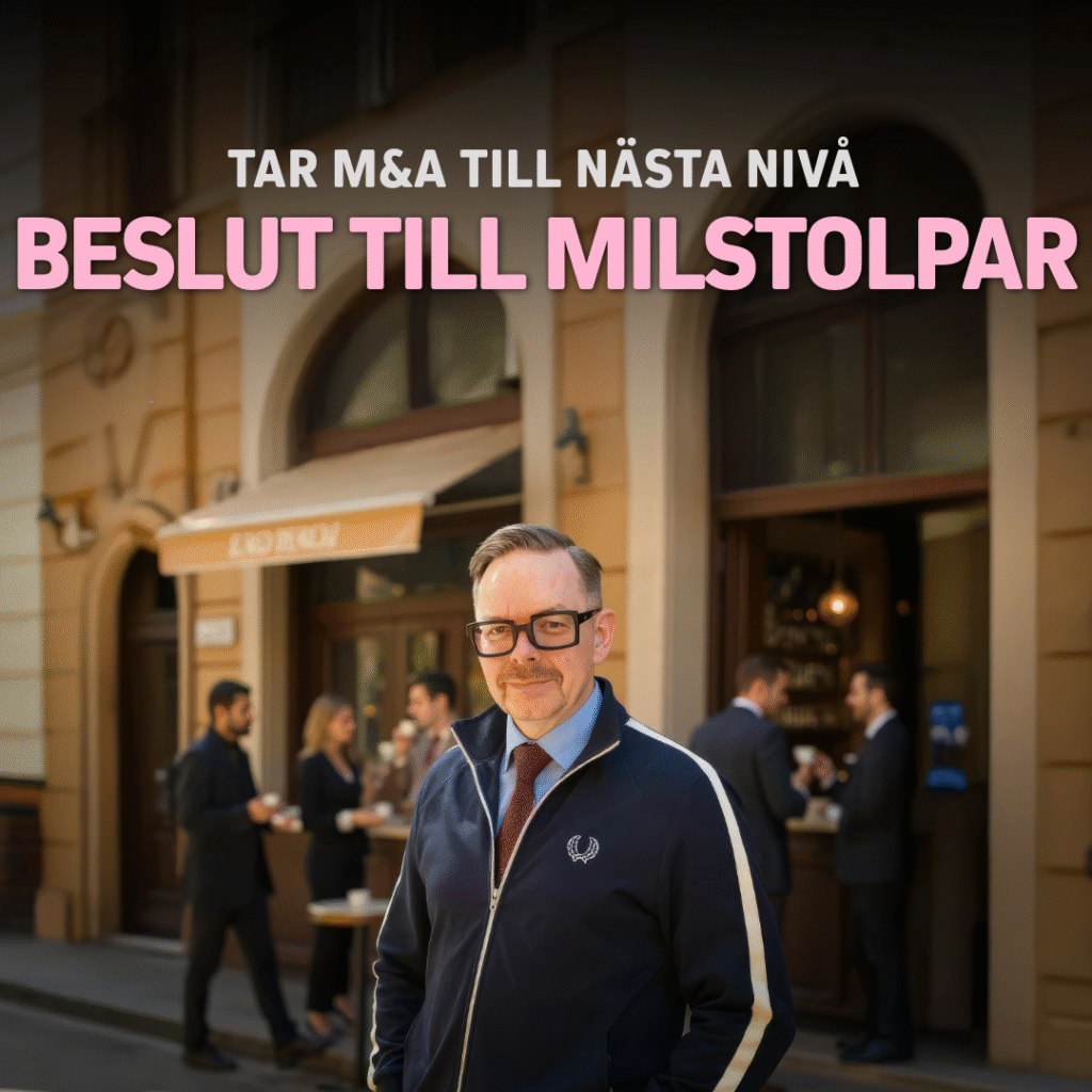 Män i kostymer diskuterar affärer.