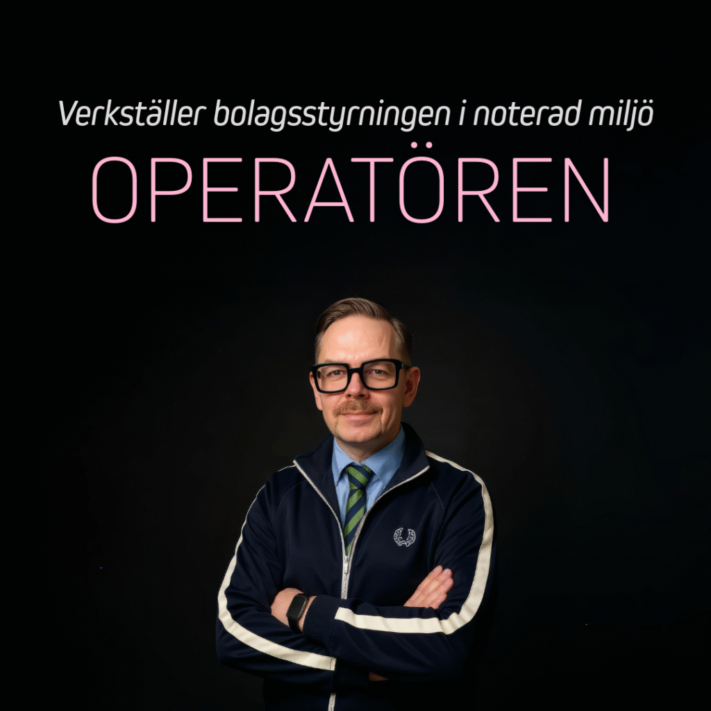 Professionell man i mörk miljö