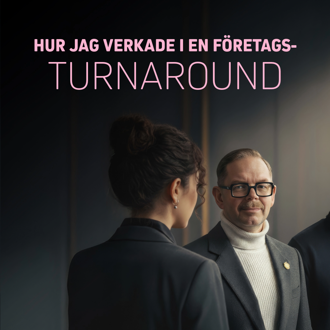 Två personer i affärskläder med fokus på en man med glasögon och en kvinna med uppsatt hår i en professionell miljö.