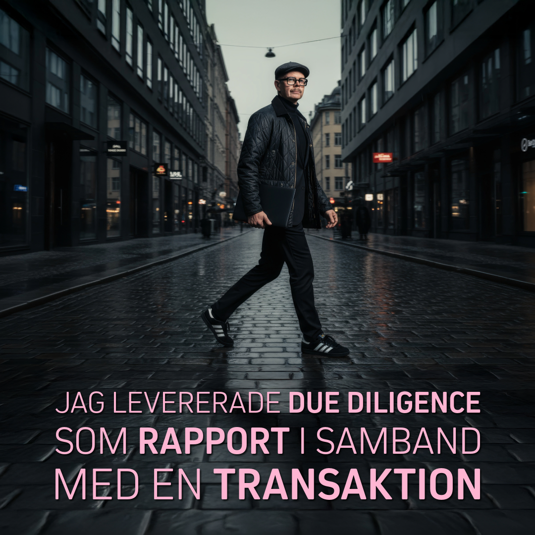 Arbetet bestod i att sammanställa och leverera en due diligence-rapport